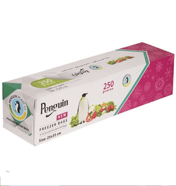 کیسه فریزر رولی پنگوین‌ (Penguin) بسته 250 عددی