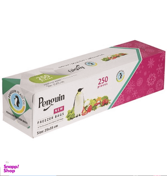 کیسه فریزر رولی پنگوین‌ (Penguin) بسته 250 عددی
