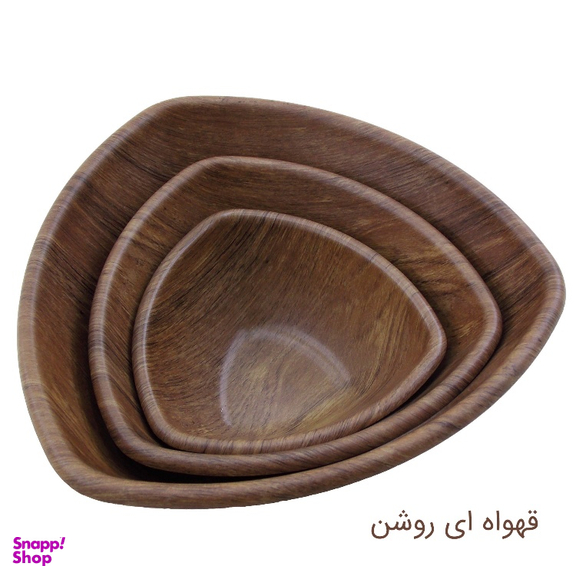 کاسه چوبی فرش کیپس (Fresh Keeps) کد 5590 مجموعه 3 عددی