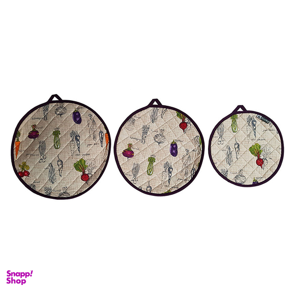 دمکن سه تکه رزین تاژ (Rezin Taj) مدل تربچه کشدار سایز 30*30 سانتی متر