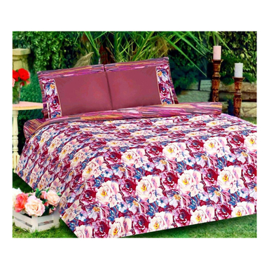 ست لحاف 4 تکه رزین تاژ (Rezin Taj) مدل رانفورس گاردنیا دو نفره سایز 49x22x68 سانتی‌ متر