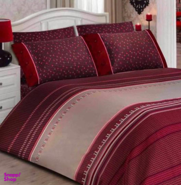 ست لحاف 3 تکه رزین تاژ (Rezin Taj) مدل اسکوار یک نفره سایز 47x19x60 سانتی‌ متر
