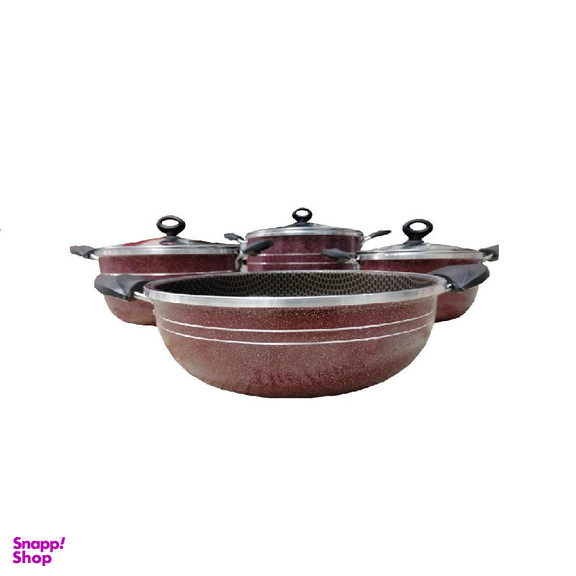 سرویس پخت و پز 7 پارچه هلنا (Helena) طرح لانه زنبوری