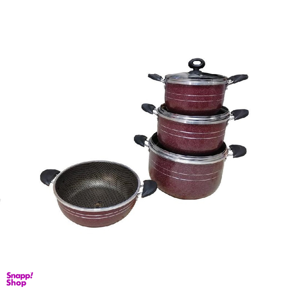 سرویس پخت و پز 7 پارچه هلنا (Helena) طرح لانه زنبوری