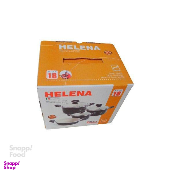 سرویس پخت و پز 7 پارچه هلنا (Helena) طرح لانه زنبوری