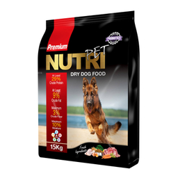 غذای خشک سگ پاپی نوتری پت (Nutri Pet) مدل 29٪ پروتیین وزن 200 گرم