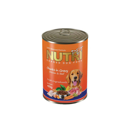 کنسرو پاته مرغ مخصوص سگ نوتری پت (Nutripet) وزن 425 گرم