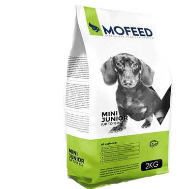 غذای خشک سگ مفید (Mofeed) مدل Mini Junior BM وزن 2 کیلوگرم