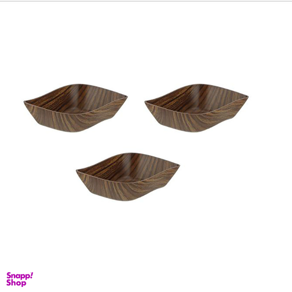 کاسه فرش کیپس (Fresh Keeps) طرح چوب مدل گلبرگ بسته 3 عددی