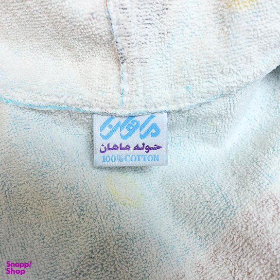 حوله تن پوش کودک ماهان (Mahan) طرح باب اسفنجی سایز 100 سانتی متر