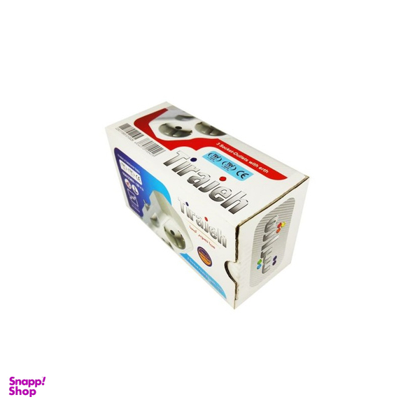 چندراهی برق ارت دار تیراژه (Tirazheh) مدل تاپ