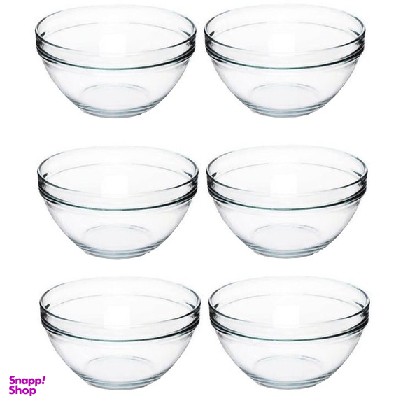 کاسه بلور کاوه (Kaveh Crystal) مدل مروارید بسته 6 عددی