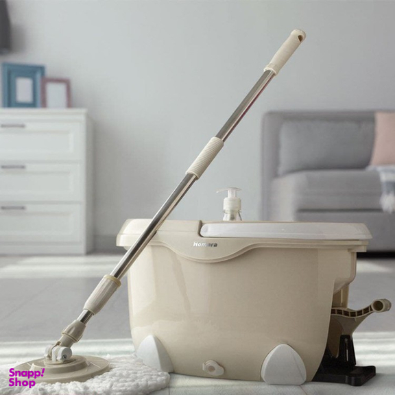 سطل و زمین شوی چرخشی همارا مدل پدال دار