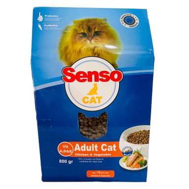غذای گربه سنسو (Senso) مدل مرغ و سبزیجات وزن 800 گرم