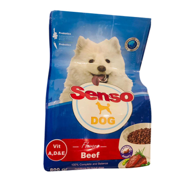 غذای خشک سگ سنسو (Senso) مدل beef وزن 800 گرم