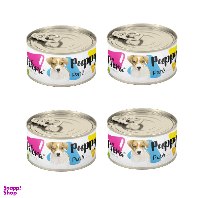 کنسرو غذای توله سگ فیفورا (Fifora) مدل Puppy وزن 100 گرم بسته 4 عددی