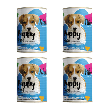 کنسرو غذای سگ فیفورا (Fifora) مدل Puppy وزن 400 گرم بسته 4 عددی