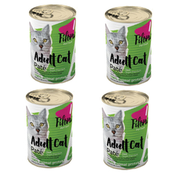کنسرو غذای گربه فیفورا (Fifora) مدل Veal وزن 400 گرم بسته 4 عددی
