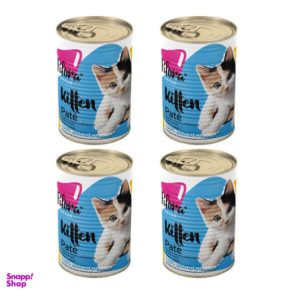 غذای کنسرو بچه گربه فیفورا (Fifora) مدل Super Premium وزن 400 گرم بسته 4 عددی