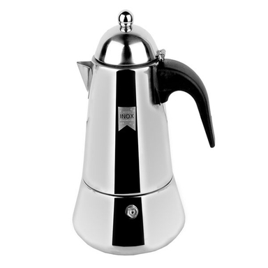 قهوه جوش آینوکس(INOX) مدل موکااستیل 2کاپ
