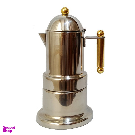 قهوه جوش آینوکس(INOX) مدل موکااستیل 6کاپ