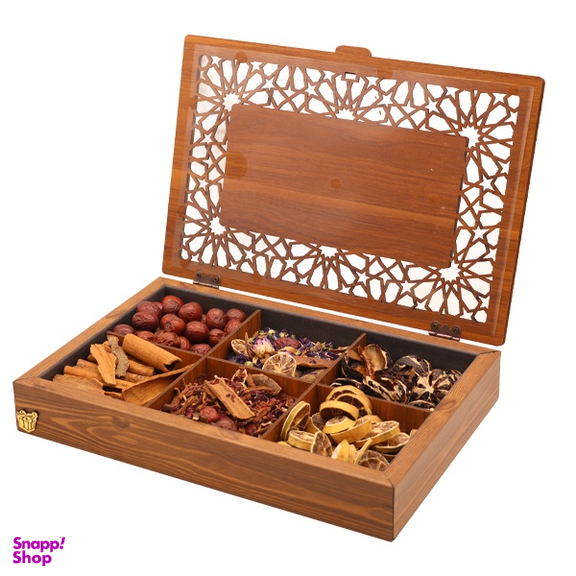 جعبه آجیل و دمنوش لوکس باکس کد LB655