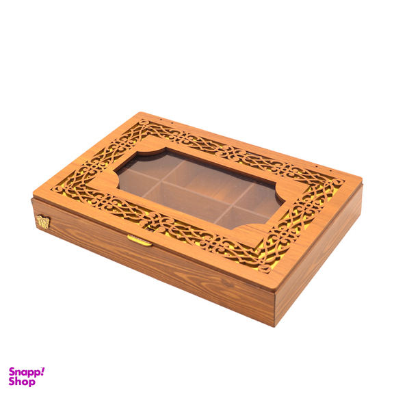 جعبه پذیرایی دمنوش و خشکبار لوکس باکس کد LB654