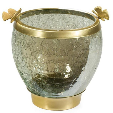 سطل خمره ای سالینو (Salino) مدل پروانه برنزی کد B-417