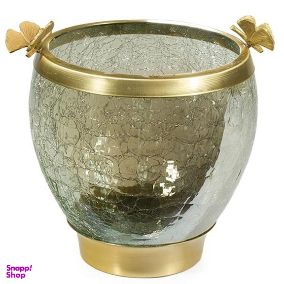 سطل خمره ای سالینو (Salino) مدل پروانه برنزی کد B-417