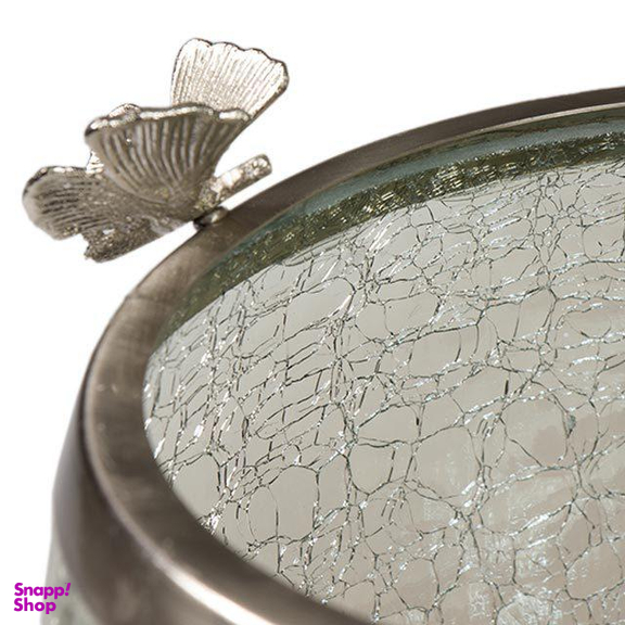 ست سطل و جا دستمال سالینو مدل پروانه نقره ای کد N-417413