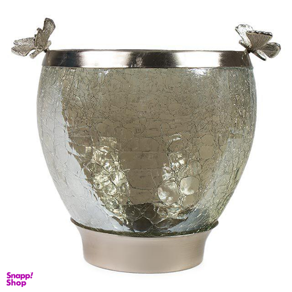 ست سطل و جا دستمال سالینو مدل پروانه نقره ای کد N-417413