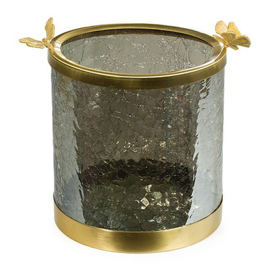 سطل استوانه سالینو (Salino) مدل پروانه برنزی کد B-416