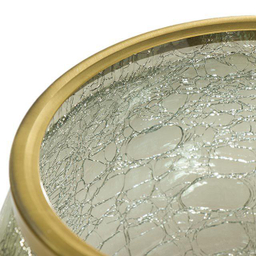 سطل خمره ای دربدار سالینو (Salino) مدل پروانه برنزی کد B-420