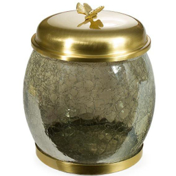 سطل خمره ای دربدار سالینو (Salino) مدل پروانه برنزی کد B-420