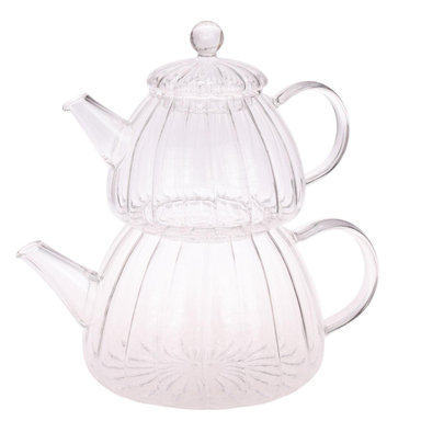 ست کتری و قوری پیرکس مدل کدو