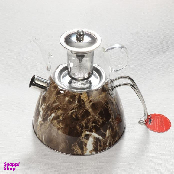 ست کتری و قوری لورنزا (Lorenzo) طرح ماربل کد 3030