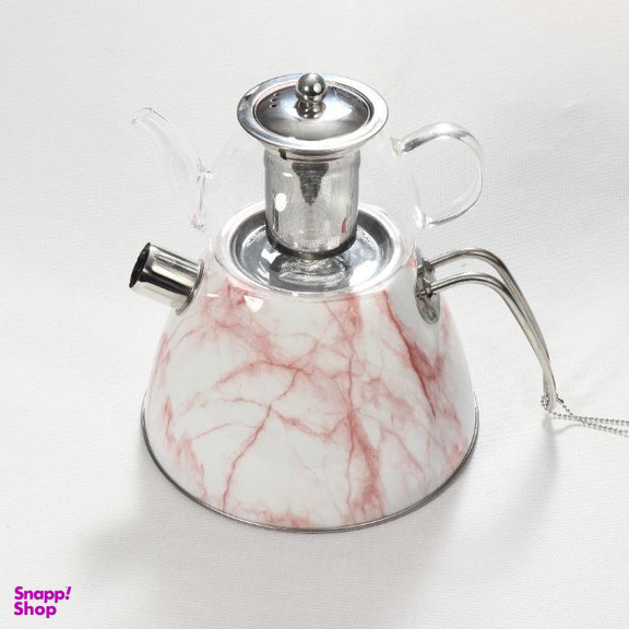 ست کتری و قوری لورنزا (Lorenzo) طرح ماربل کد 3050