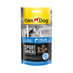 اسنک تشویقی استخوانی سگ جیم داگ (Gim Dog) با طعم ذغال ماهی GimDog Sport Snack Pollock وزن 60 گرم