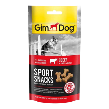 اسنک تشویقی استخوانی سگ جیم داگ (Gim Dog) با طعم گوشت GimDog Sport Snack Beef وزن 60 گرم