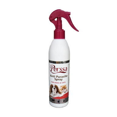 اسپری ضد انگل سگ و گربه پرسا (Perssa) مدل Anti Parasite حجم 300 میلی لیتر