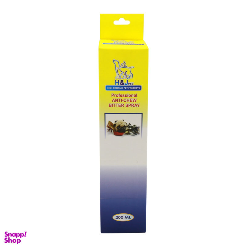 اسپری ضد جویدن سگ اچ اند جی پت (H&J Pet) مدل Professional Anti-Chew حجم 200 میلی لیتر