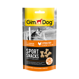 اسنک تشویقی استخوانی سگ جیم داگ (Gim Dog) با طعم مرغ GimDog Sport Snack Chicken وزن 60 گرم