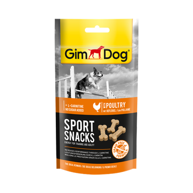 اسنک تشویقی استخوانی سگ جیم داگ (Gim Dog) با طعم مرغ GimDog Sport Snack Chicken وزن 60 گرم
