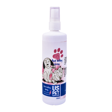 اسپری ضد خارش یو اس پت (US Pet) مدل Anti Itching حجم 250 ‌میلی‌ لیتر