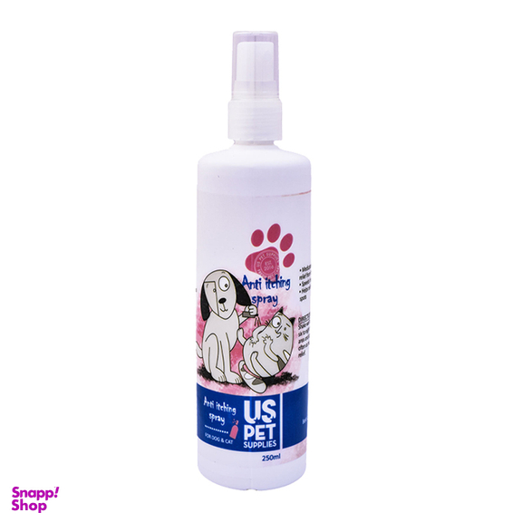 اسپری ضد خارش یو اس پت (US Pet) مدل Anti Itching حجم 250 ‌میلی‌ لیتر