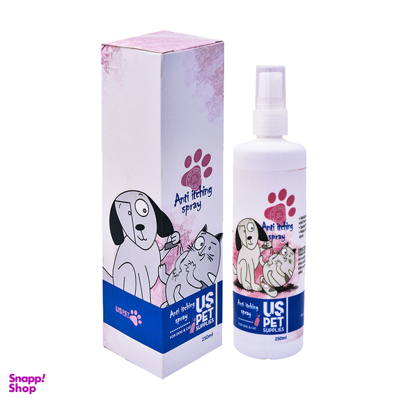 اسپری ضد خارش یو اس پت (US Pet) مدل Anti Itching حجم 250 ‌میلی‌ لیتر