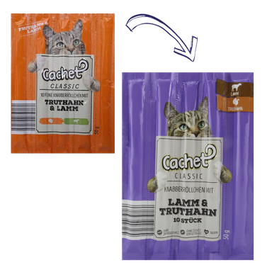 اسنک تشویقی گربه کچت مدل Turkey & Lamb بسته 5 عددی