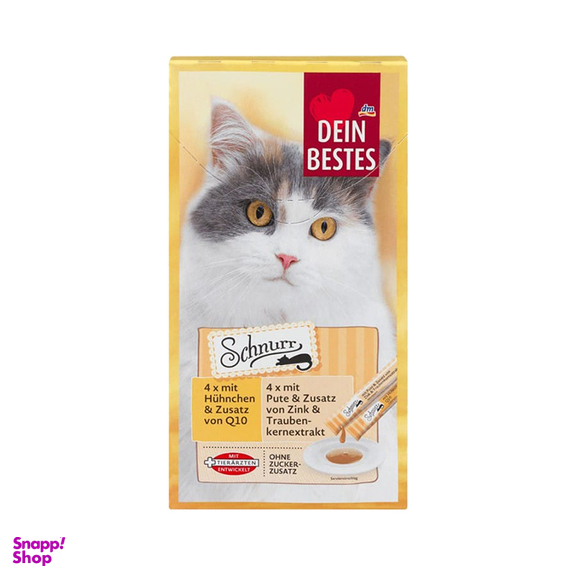 بستنی گربه دین بستس (Dein Bestes) مدل Purr بسته 8 عددی