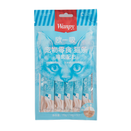بستنی گربه ونپی (Wanpy) مدل Chicken بسته 5 عددی