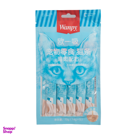 بستنی گربه ونپی (Wanpy) مدل Chicken بسته 5 عددی